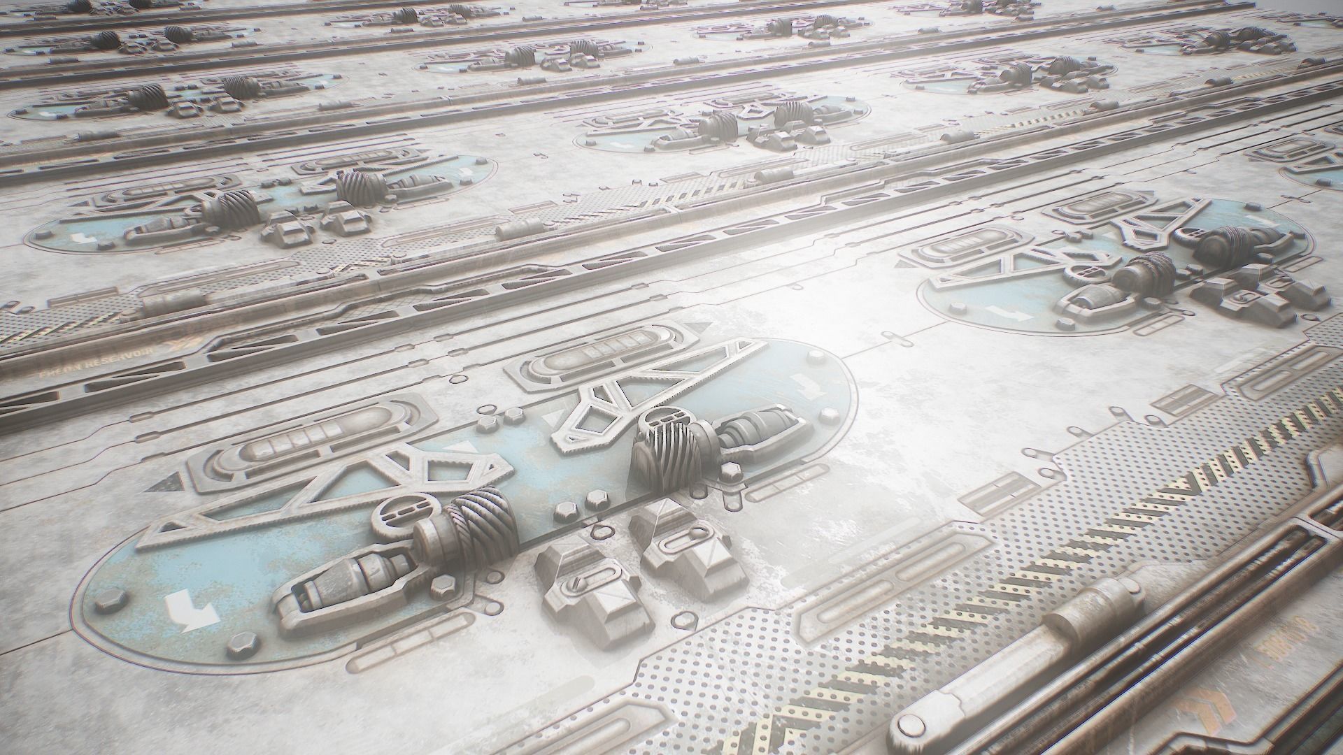 PBR Sci-Fi Texture Pack 14 Low-poly 3D model_18