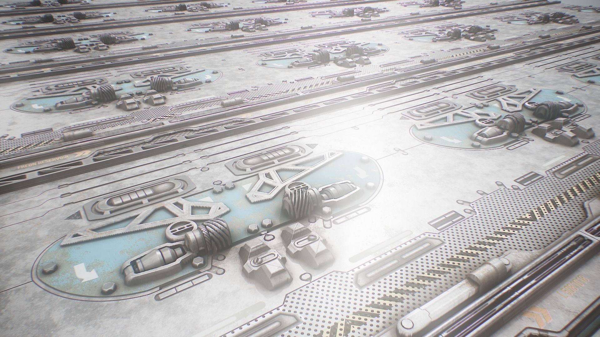 PBR Sci-Fi Texture Pack 14 Low-poly 3D model_15