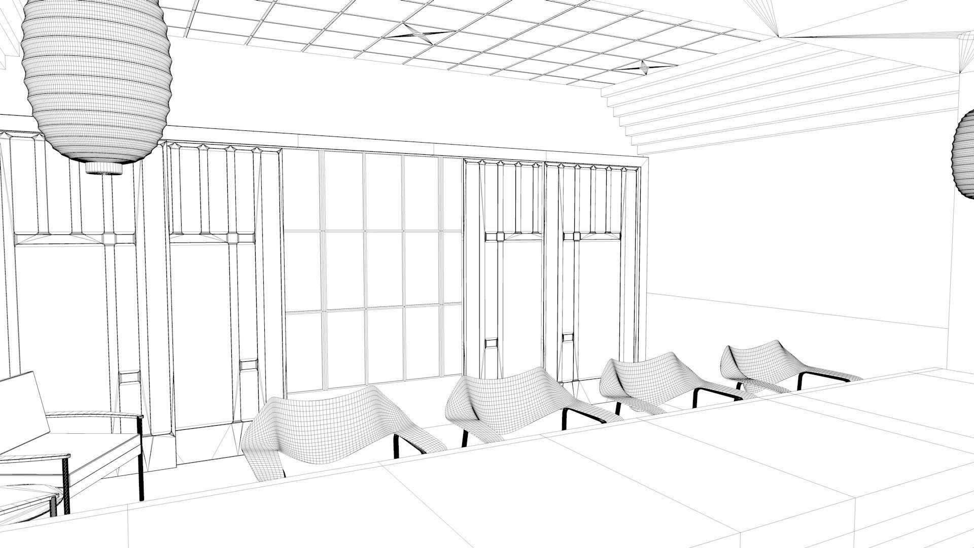 Bar Lounge Izakaya 3D model_8