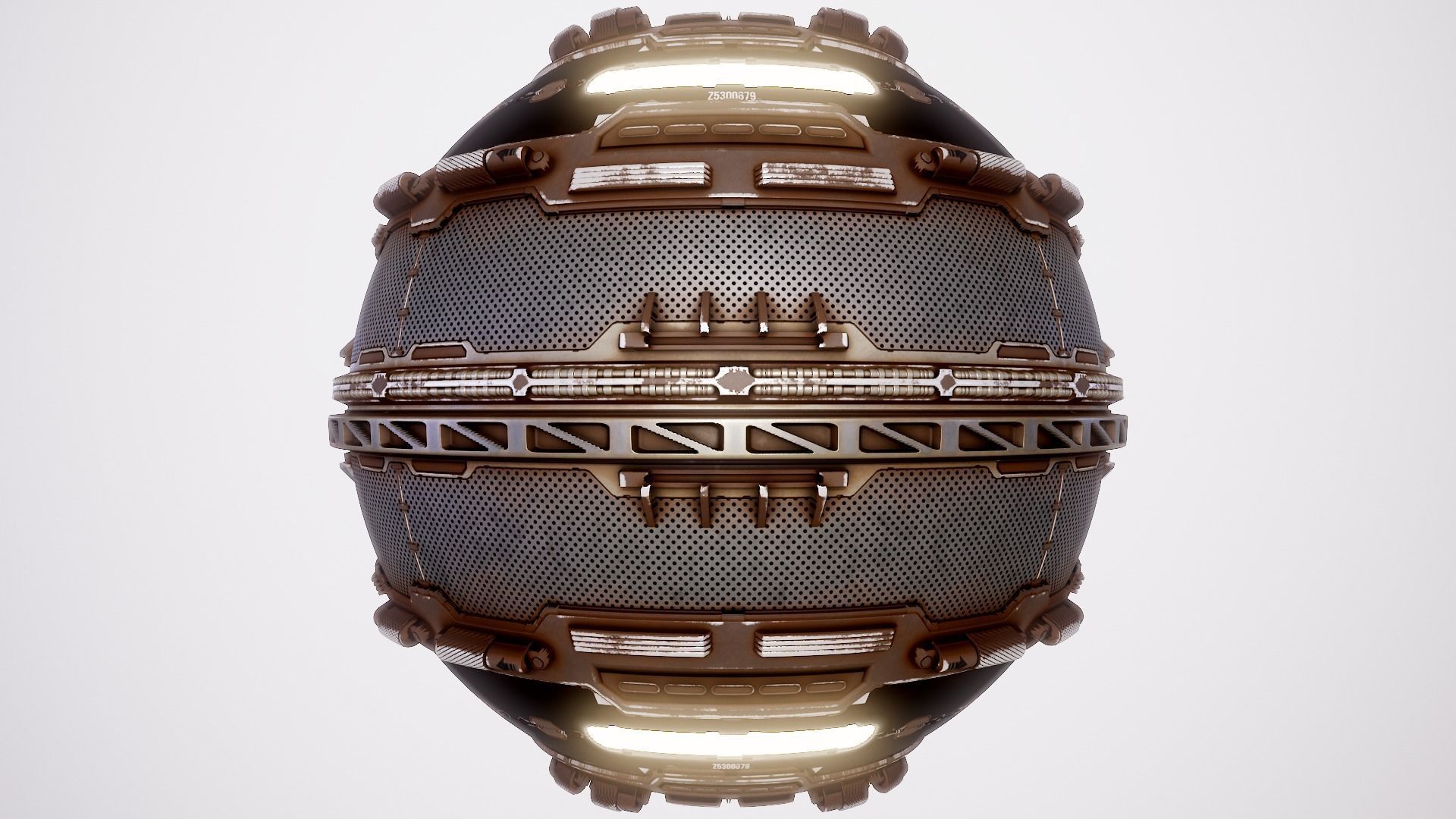 PBR Sci-Fi Texture Pack 15 Low-poly 3D model_7