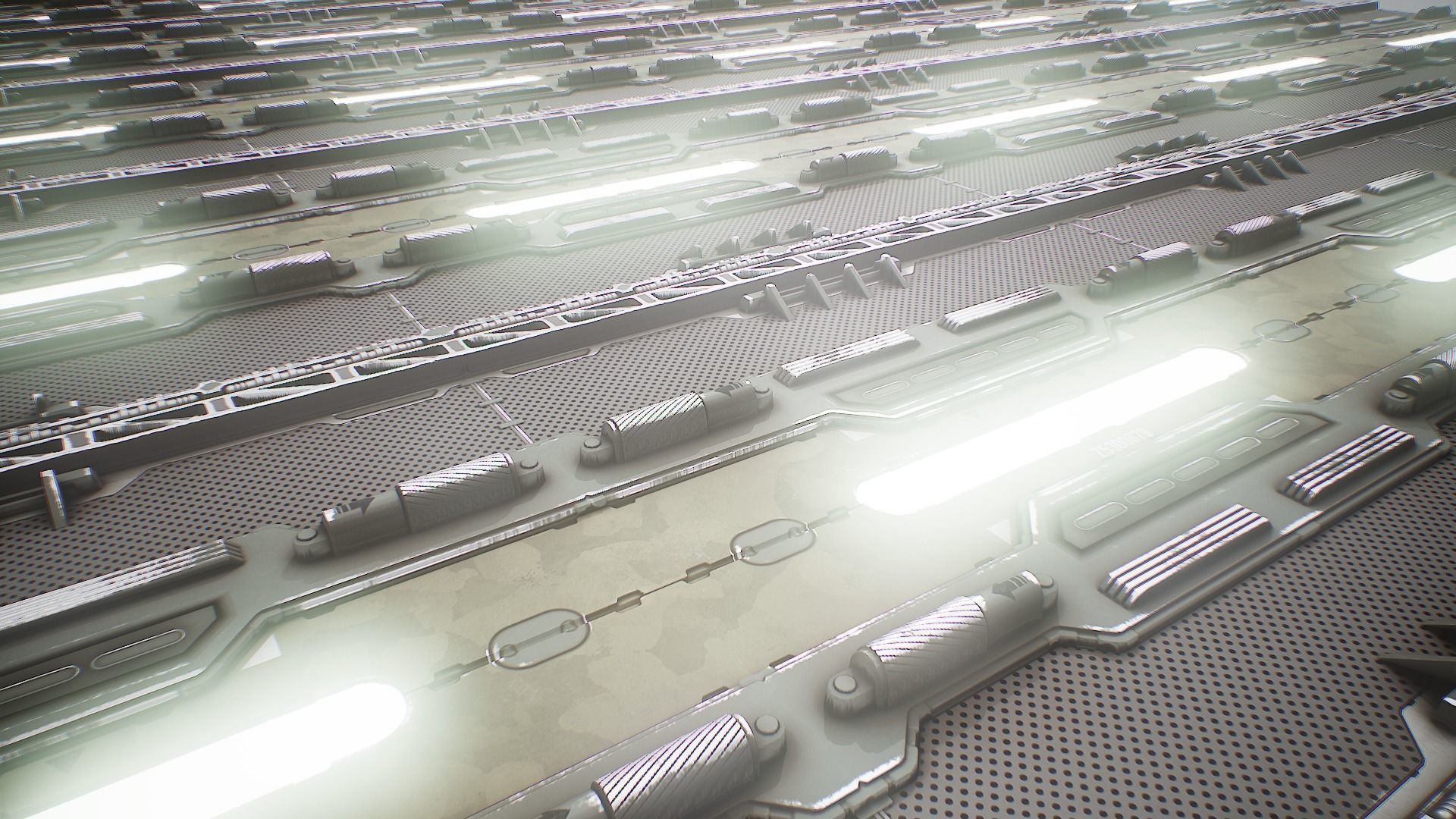 PBR Sci-Fi Texture Pack 15 Low-poly 3D model_15