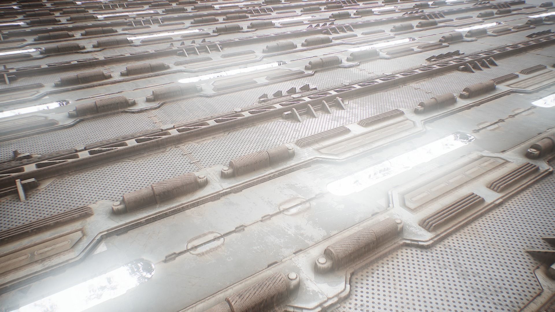 PBR Sci-Fi Texture Pack 15 Low-poly 3D model_6