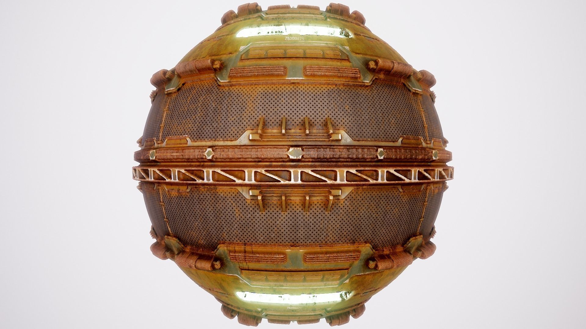 PBR Sci-Fi Texture Pack 15 Low-poly 3D model_16