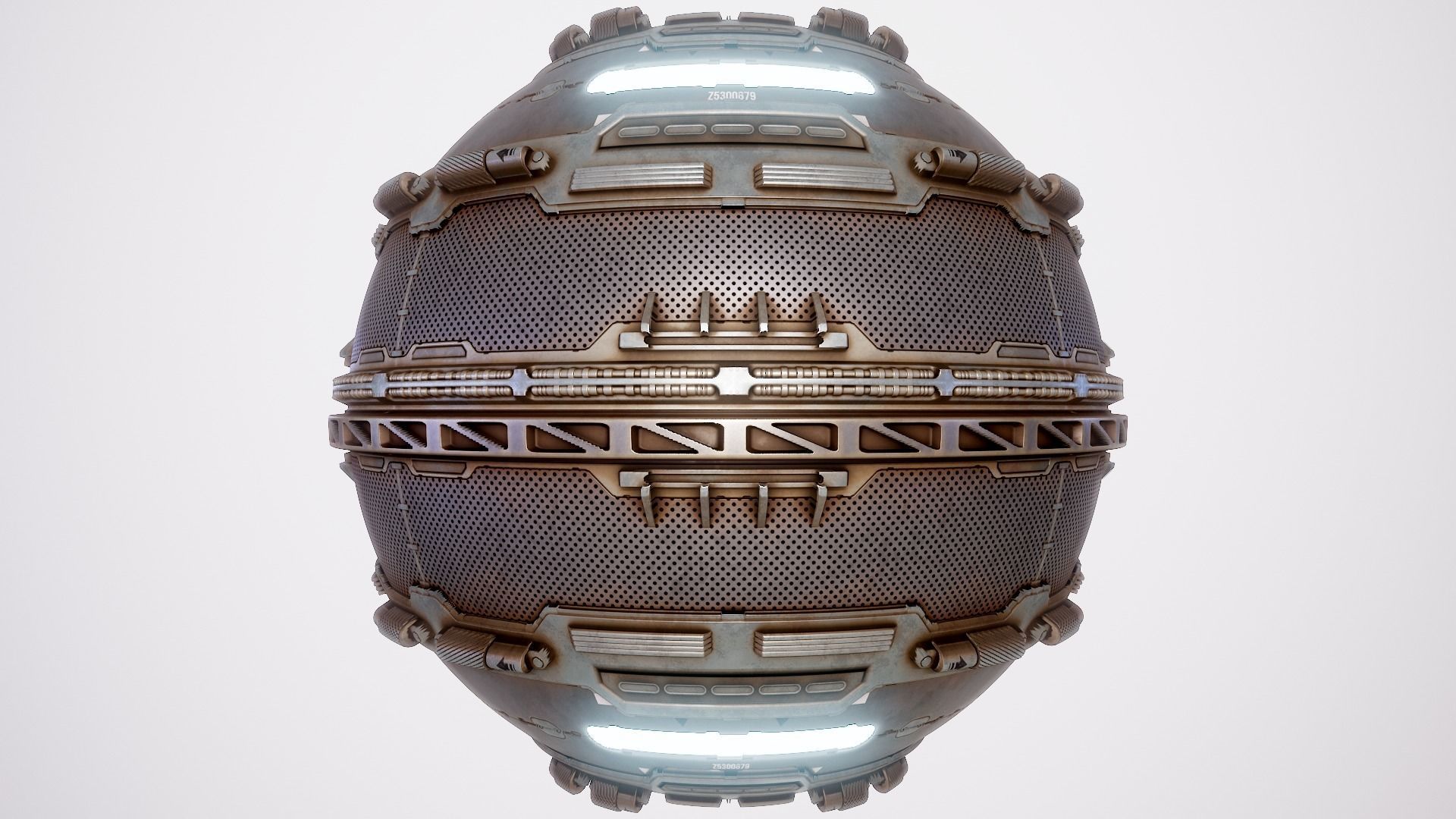 PBR Sci-Fi Texture Pack 15 Low-poly 3D model_1