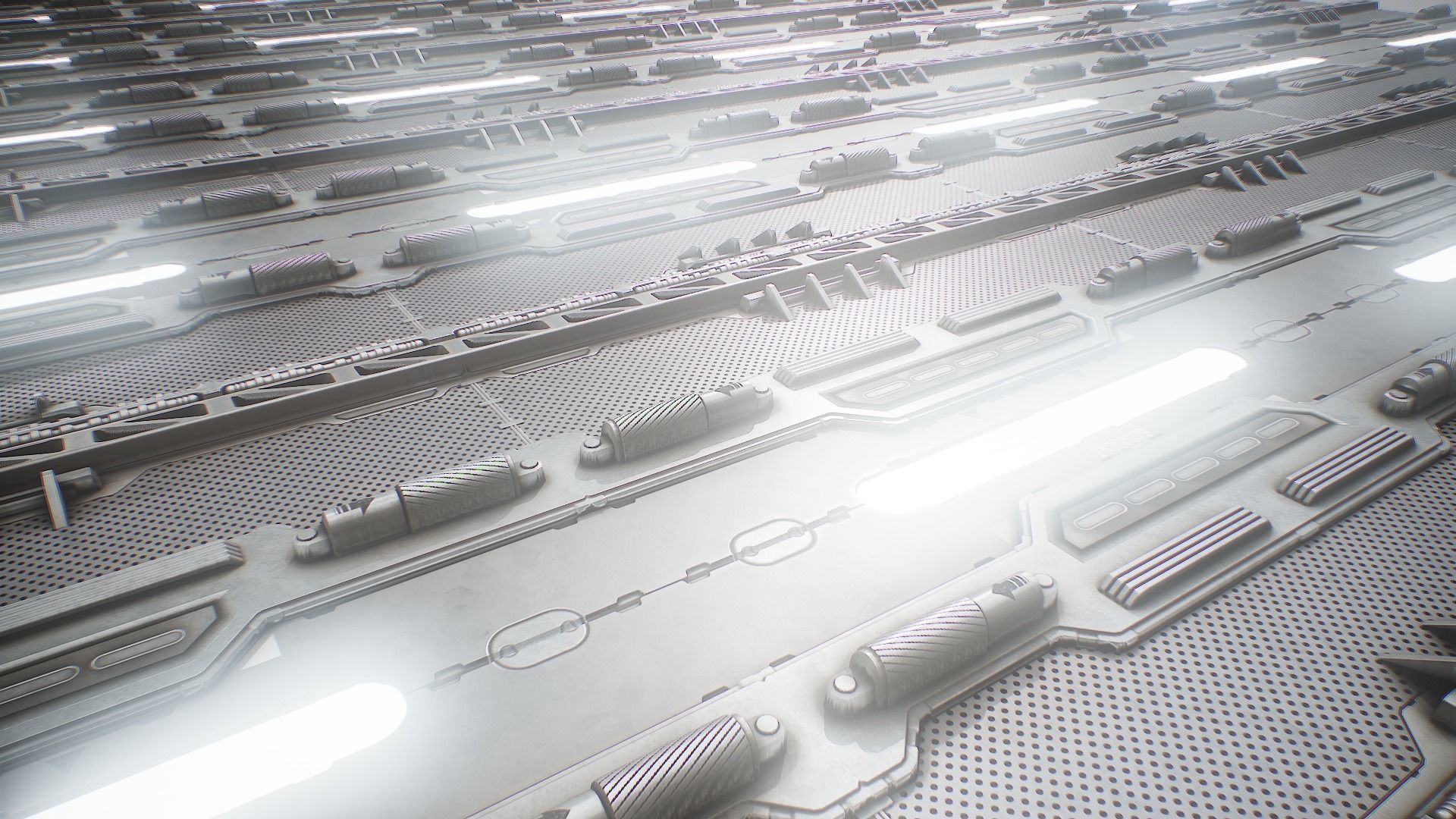 PBR Sci-Fi Texture Pack 15 Low-poly 3D model_3