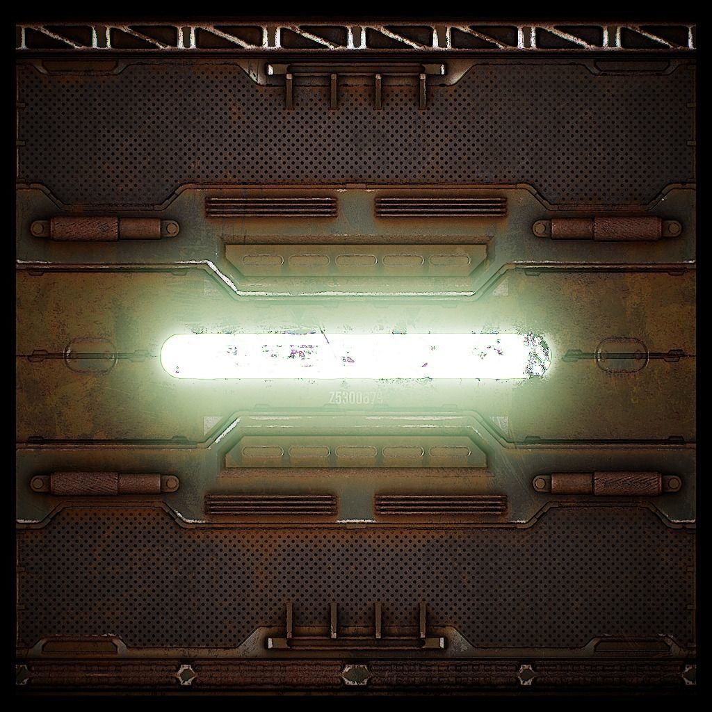 PBR Sci-Fi Texture Pack 15 Low-poly 3D model_17