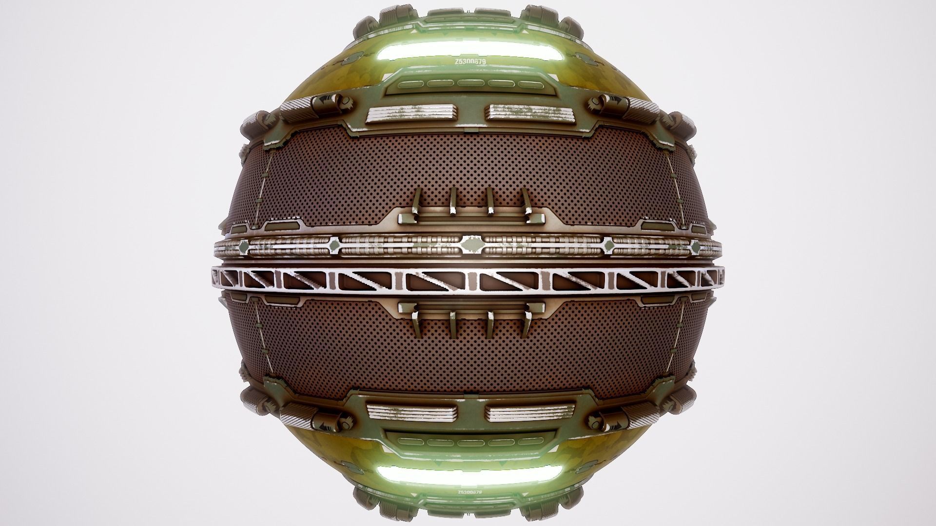 PBR Sci-Fi Texture Pack 15 Low-poly 3D model_13