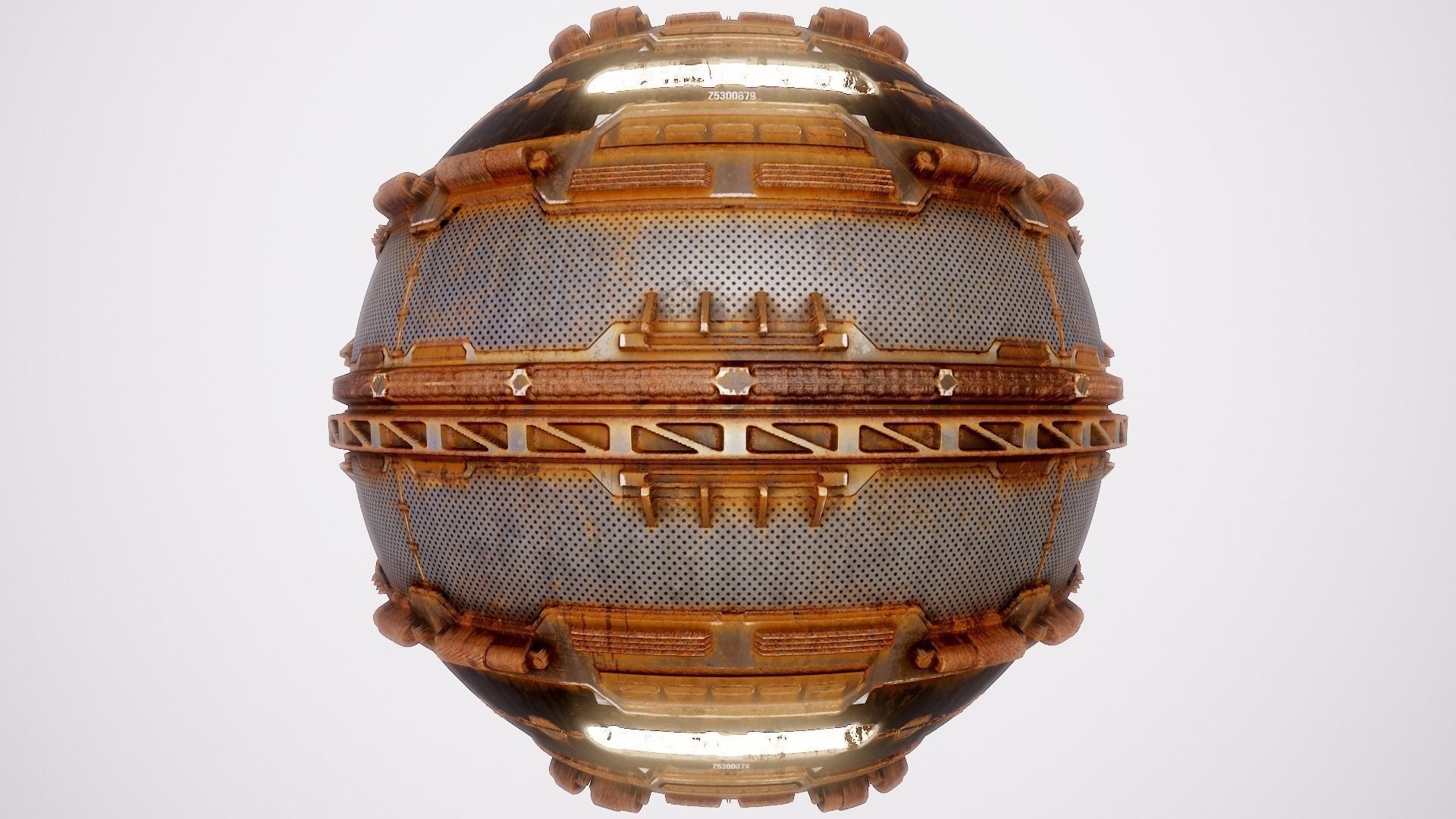 PBR Sci-Fi Texture Pack 15 Low-poly 3D model_10