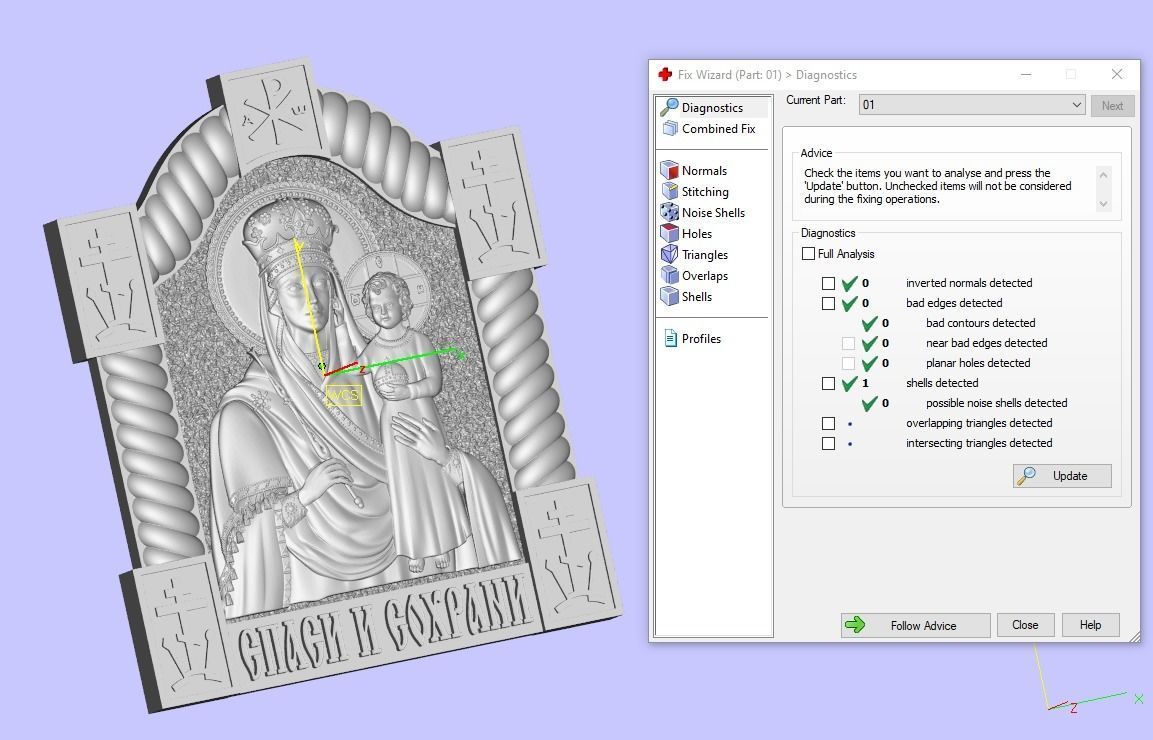 Mother of God Look at humility 3D print model_11