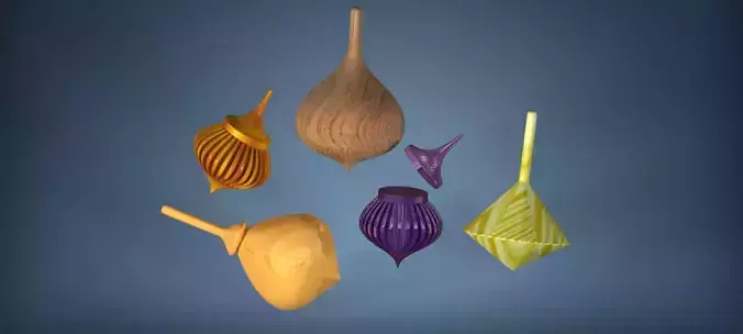 SPINNING TOP 3D print model