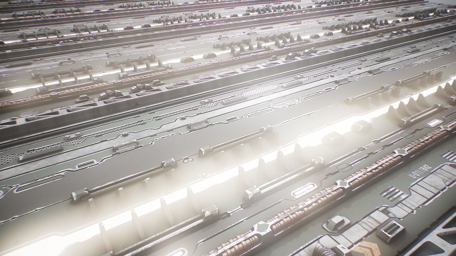 PBR Sci-Fi Texture Pack 16 Low-poly 3D model_15