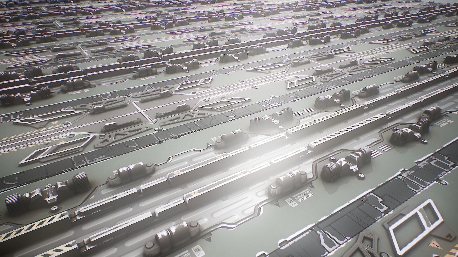 PBR Sci-Fi Texture Pack 17 Low-poly 3D model_18