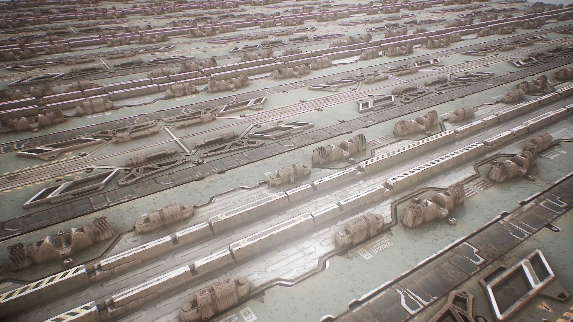 PBR Sci-Fi Texture Pack 17 Low-poly 3D model_3