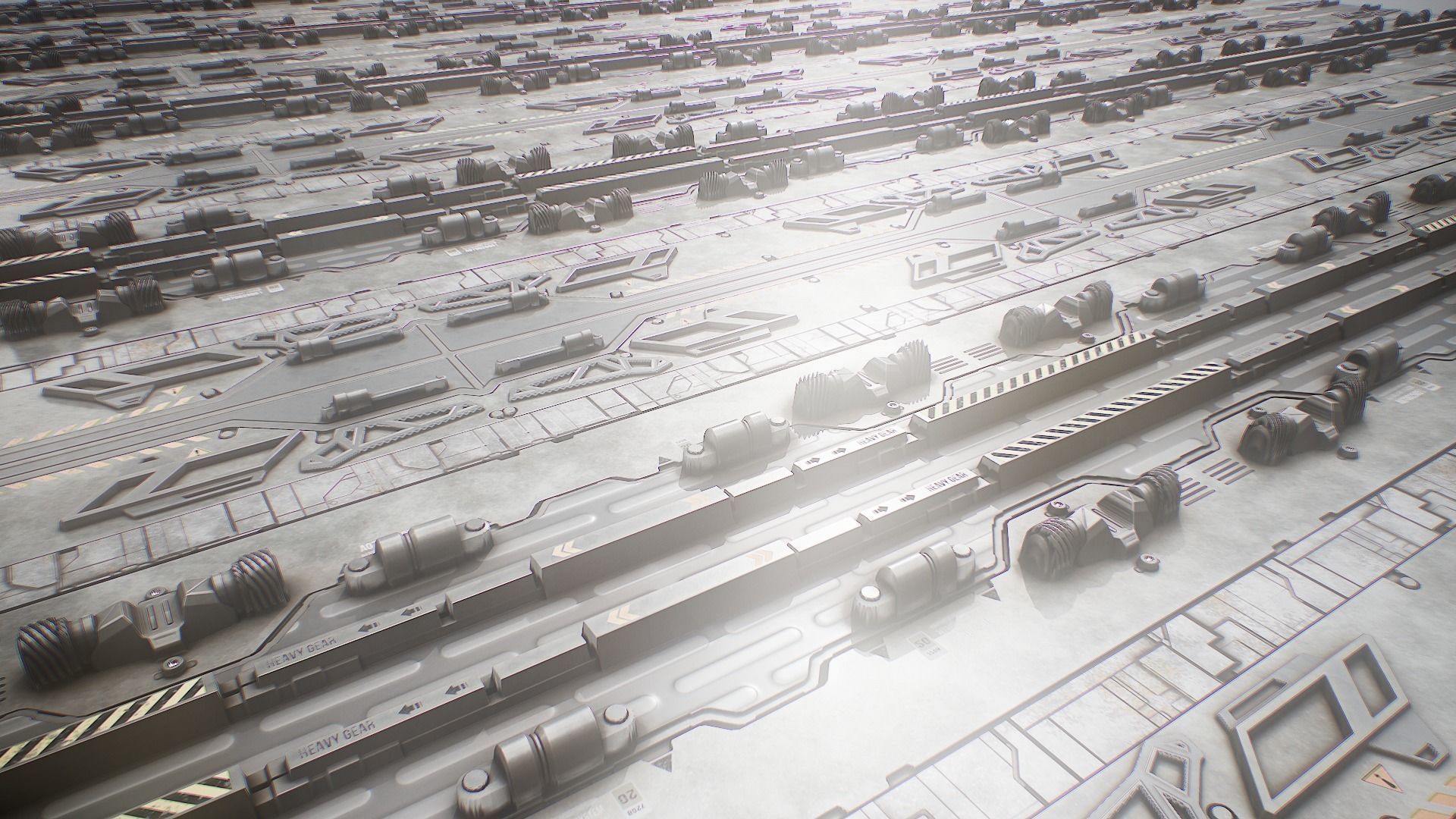 PBR Sci-Fi Texture Pack 17 Low-poly 3D model_6