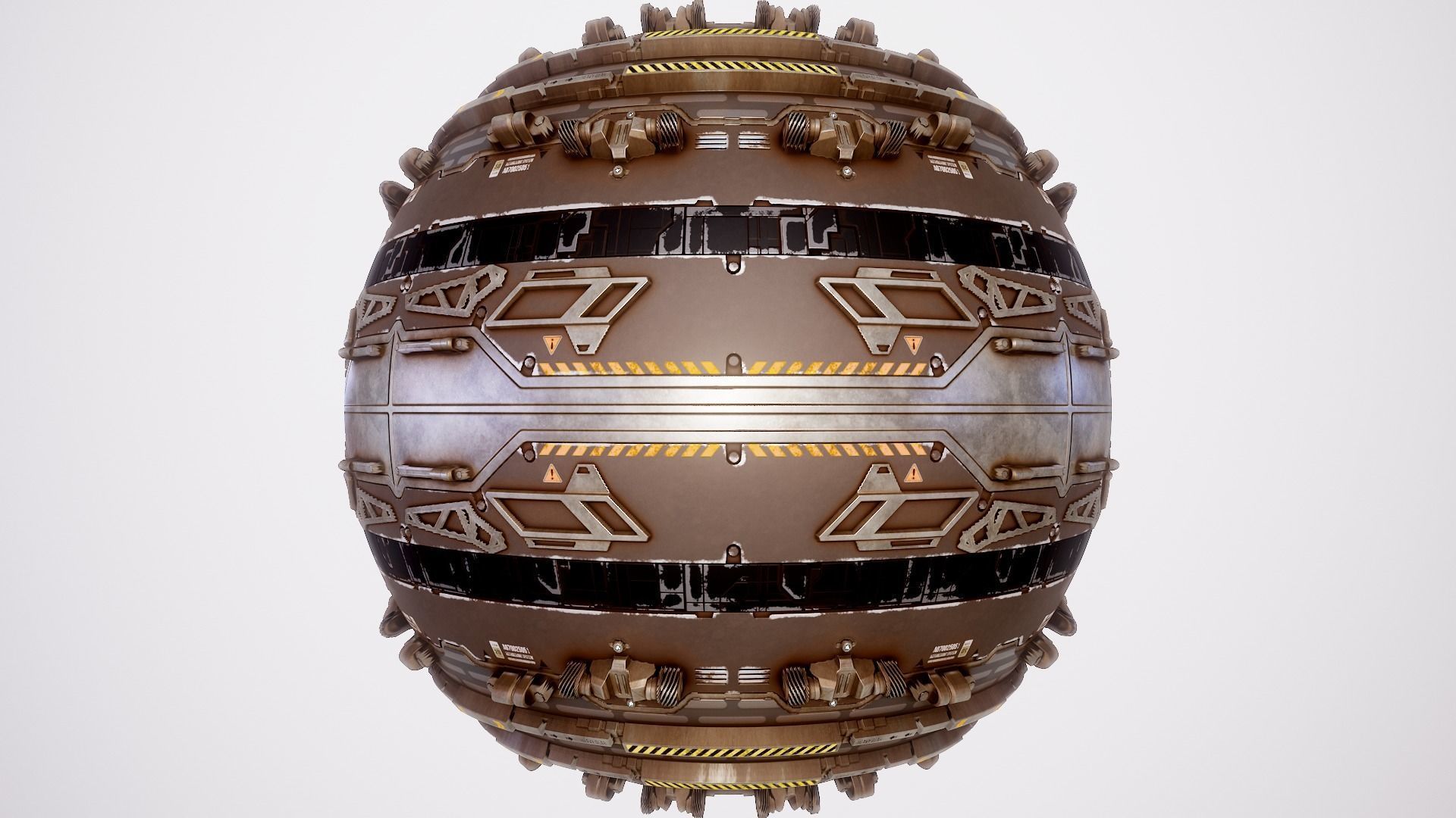 PBR Sci-Fi Texture Pack 17 Low-poly 3D model_10