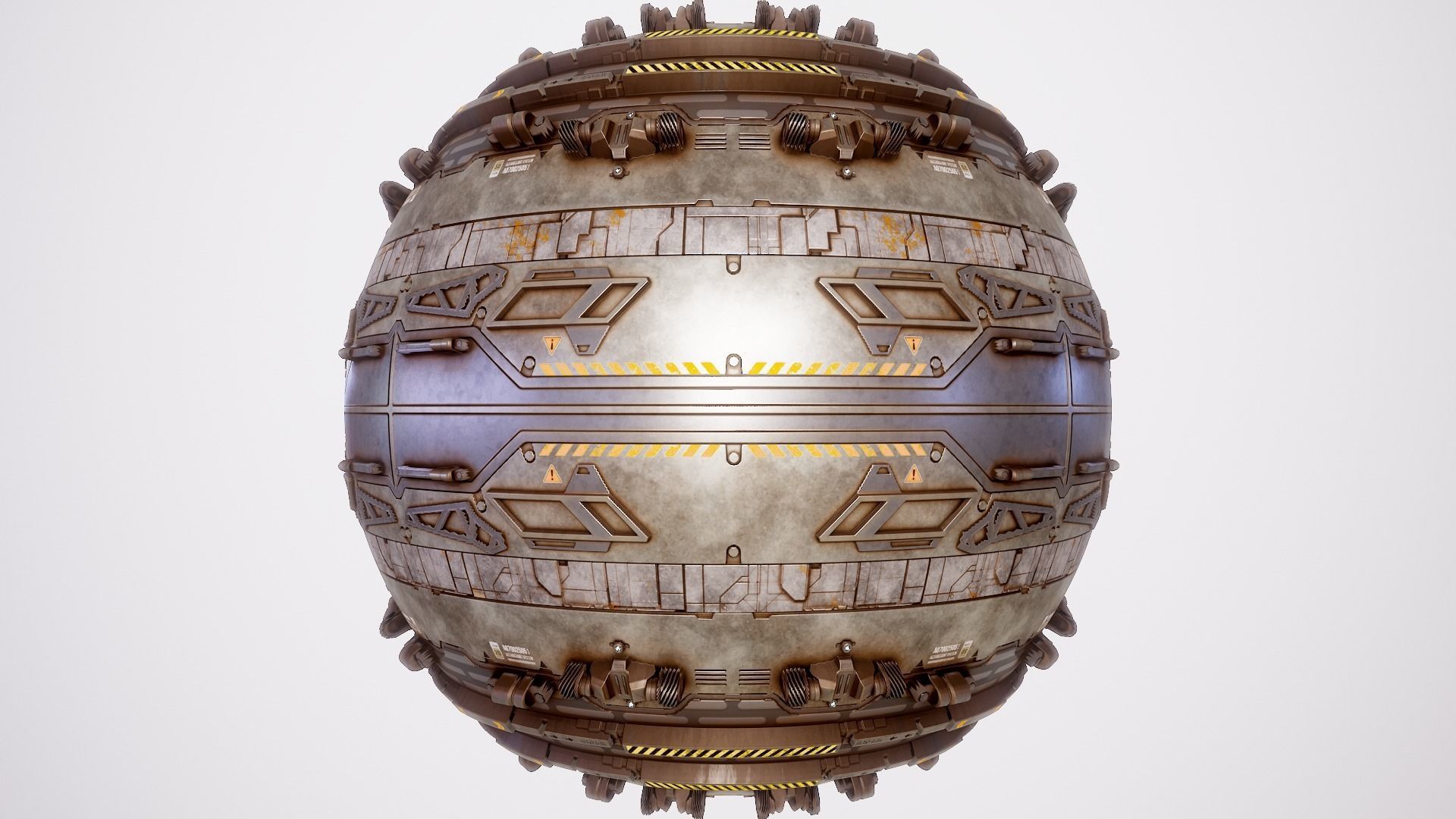 PBR Sci-Fi Texture Pack 17 Low-poly 3D model_4