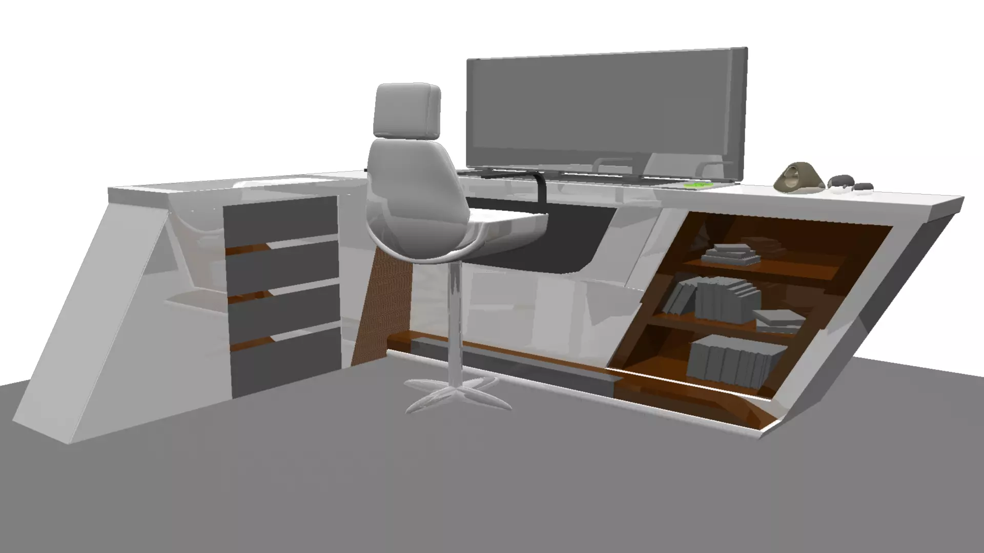 ULTIMATE GAMING PC Low-poly 3D model