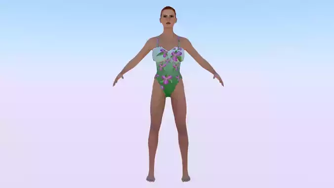 A Woman in a Swimsuit 01