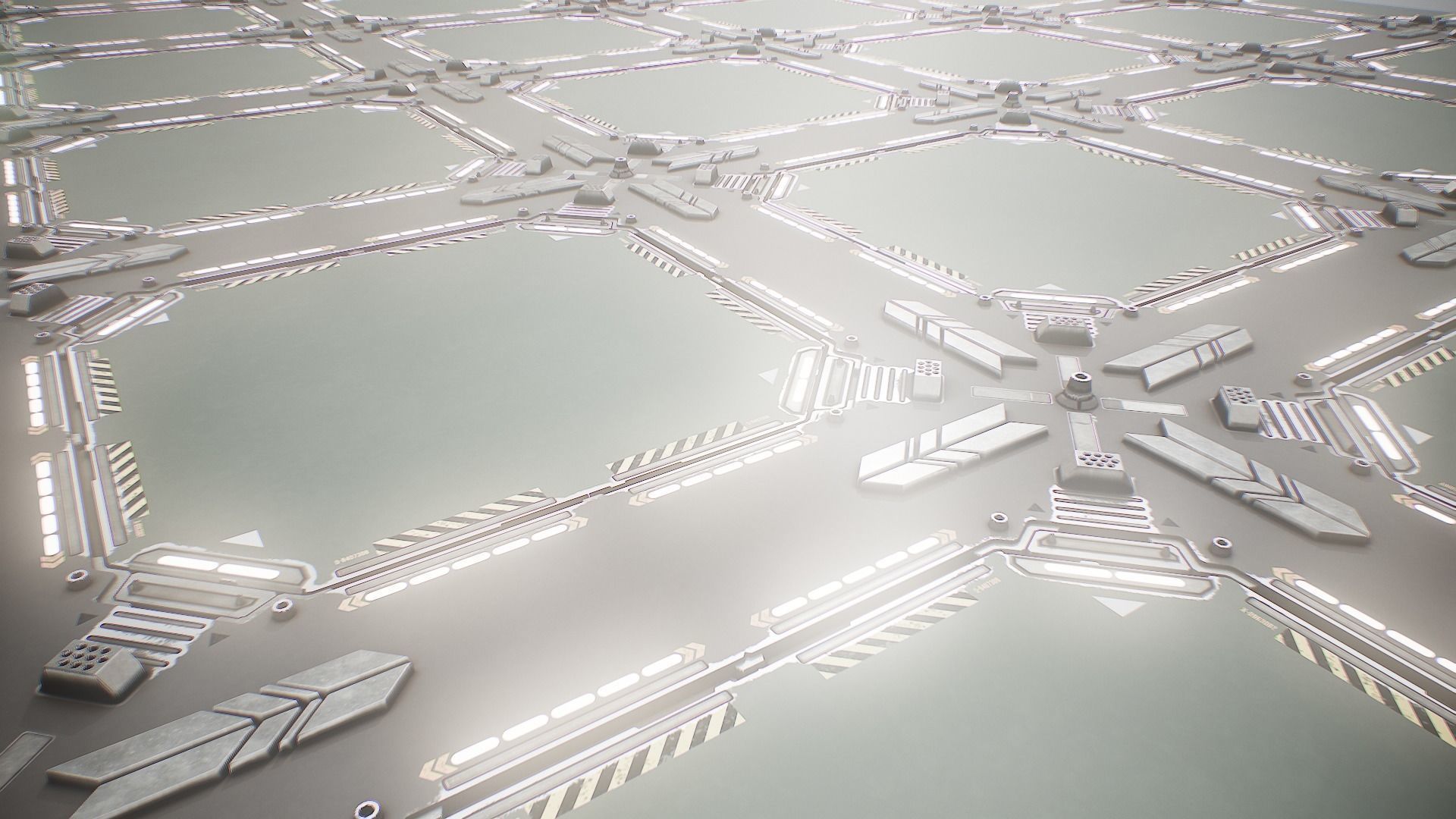 PBR Sci-Fi Texture Pack 18 Low-poly 3D model_9