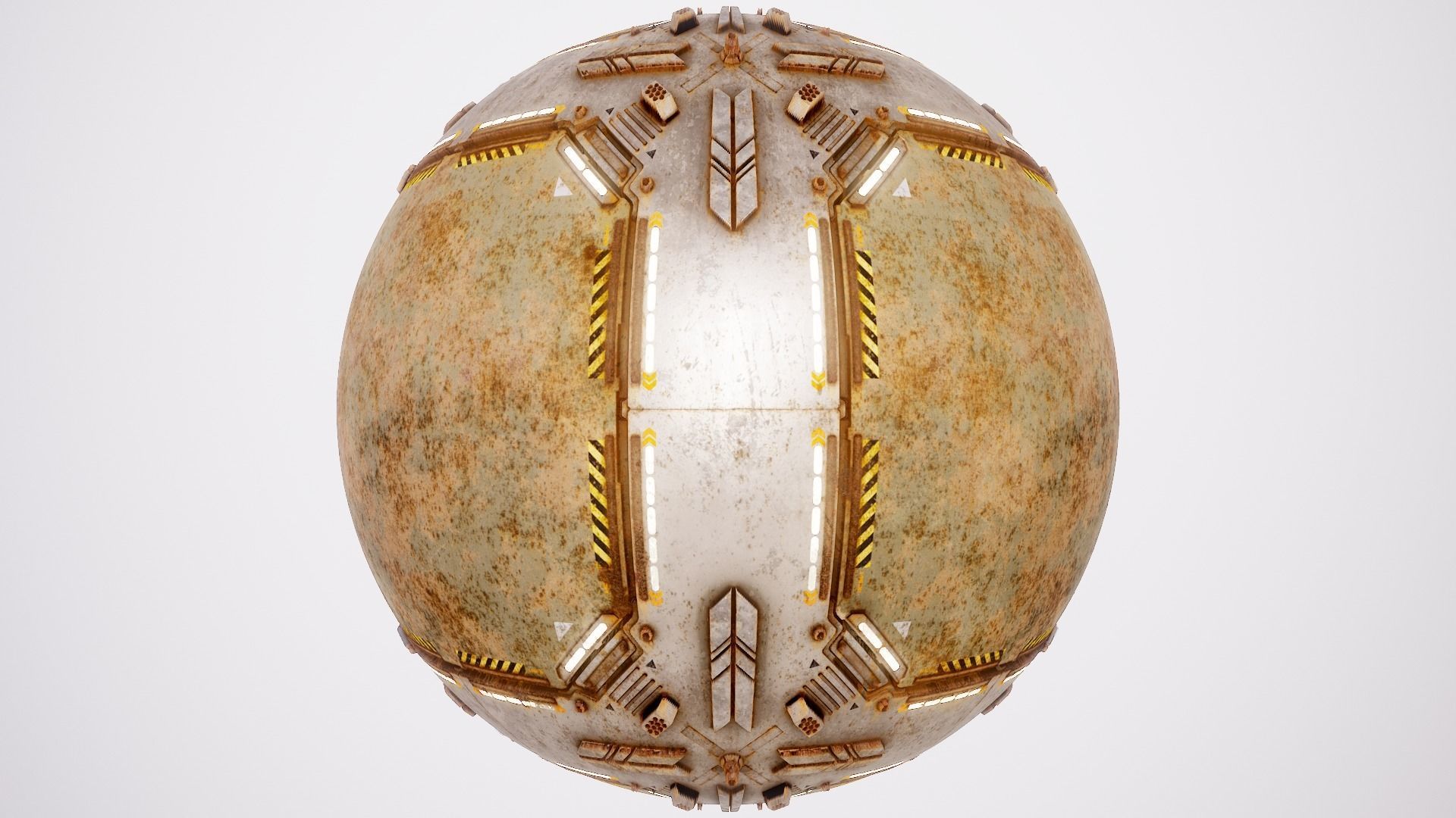 PBR Sci-Fi Texture Pack 18 Low-poly 3D model_16