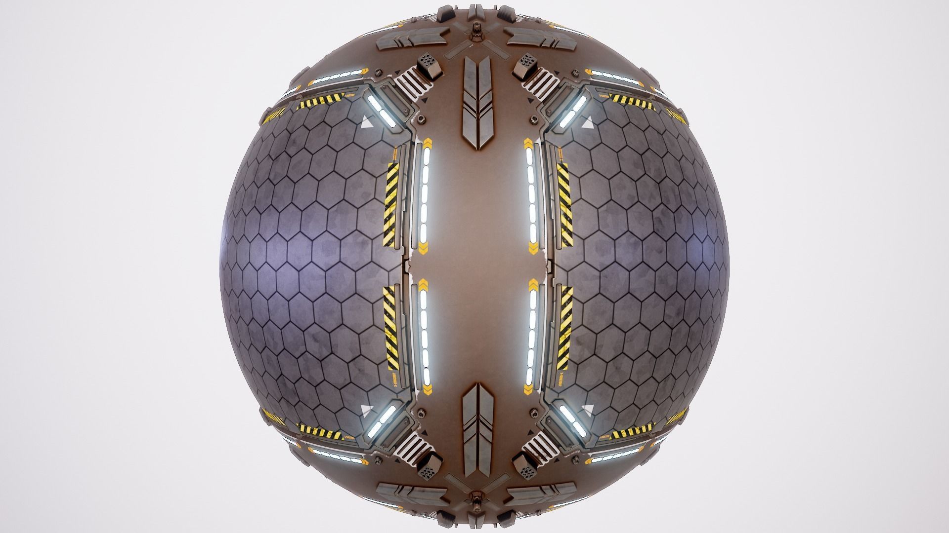 PBR Sci-Fi Texture Pack 18 Low-poly 3D model_1
