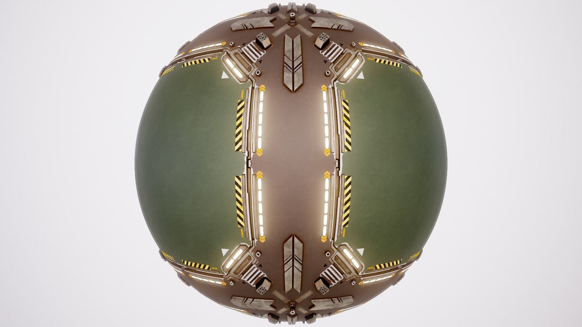 PBR Sci-Fi Texture Pack 18 Low-poly 3D model_7