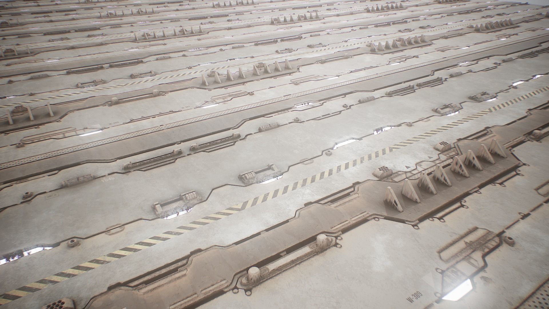 PBR Sci-Fi Texture Pack 19 Low-poly 3D model_6