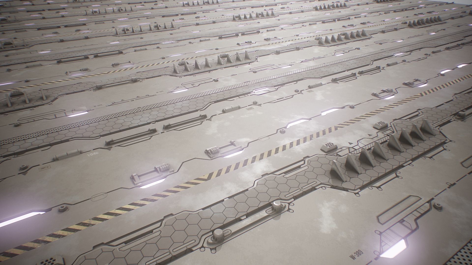 PBR Sci-Fi Texture Pack 19 Low-poly 3D model_15