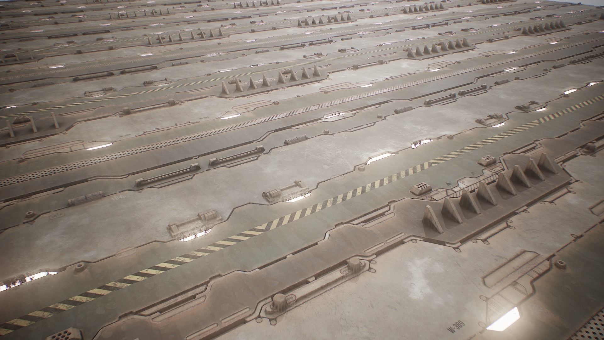 PBR Sci-Fi Texture Pack 19 Low-poly 3D model_12