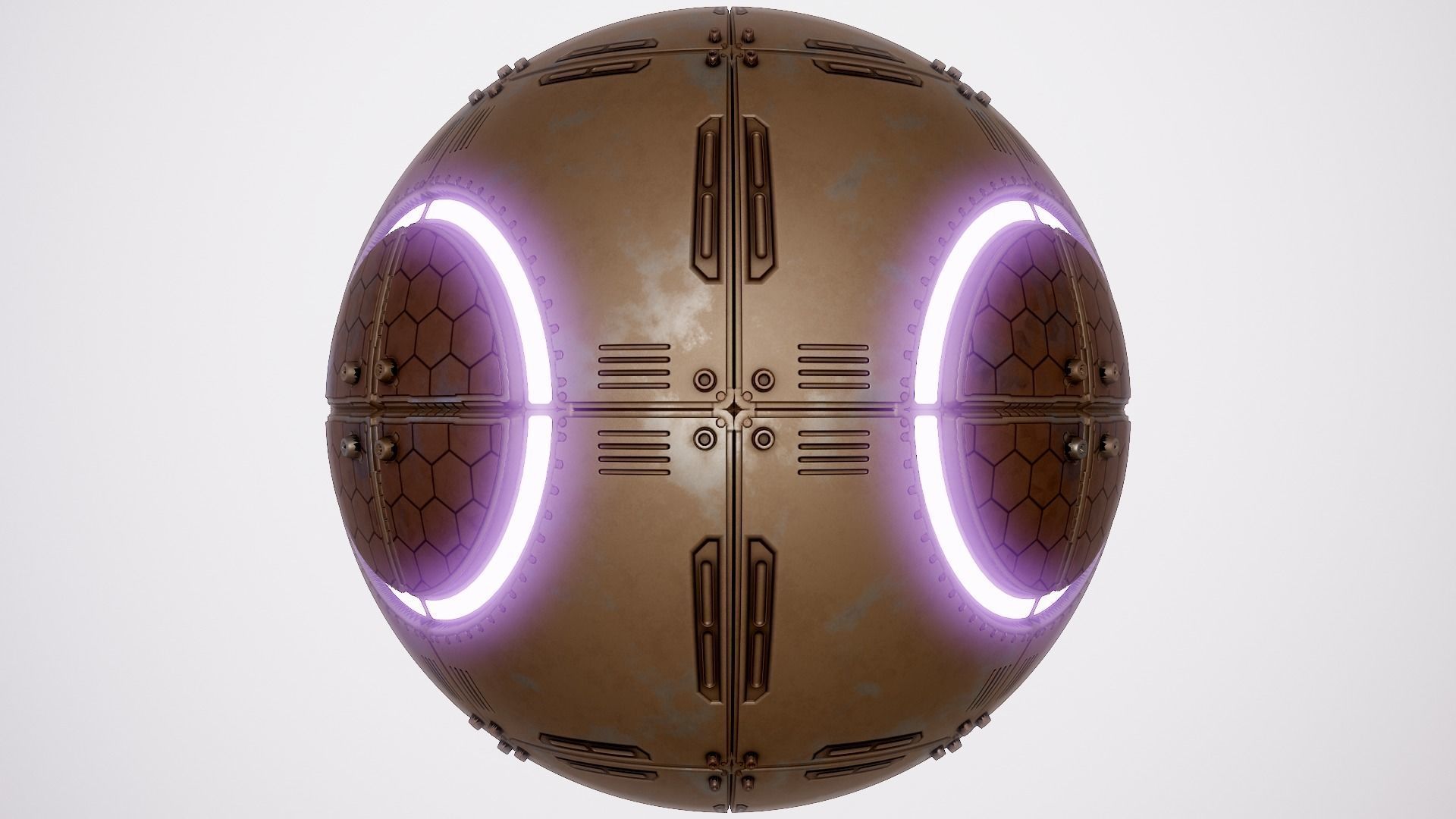 PBR Sci-Fi Texture Pack 20 Low-poly 3D model_7