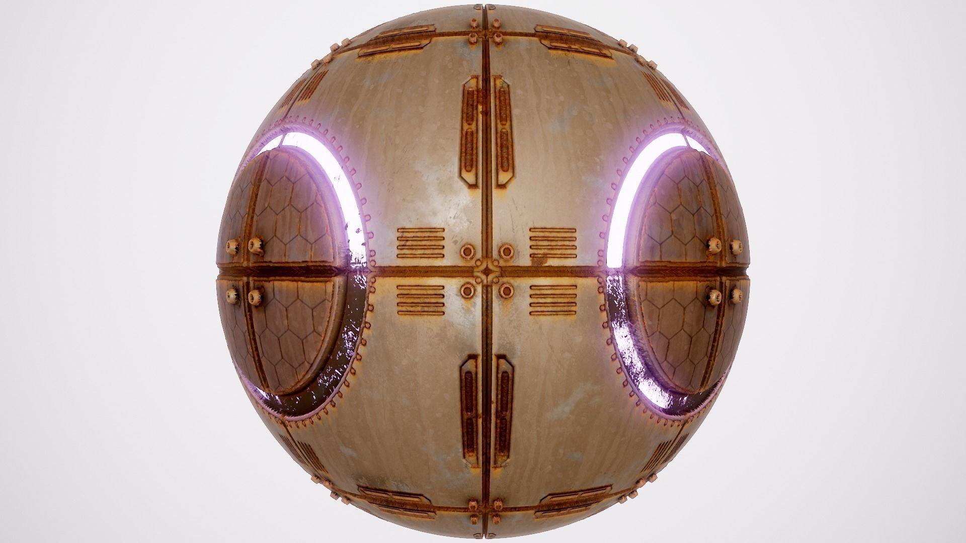 PBR Sci-Fi Texture Pack 20 Low-poly 3D model_10