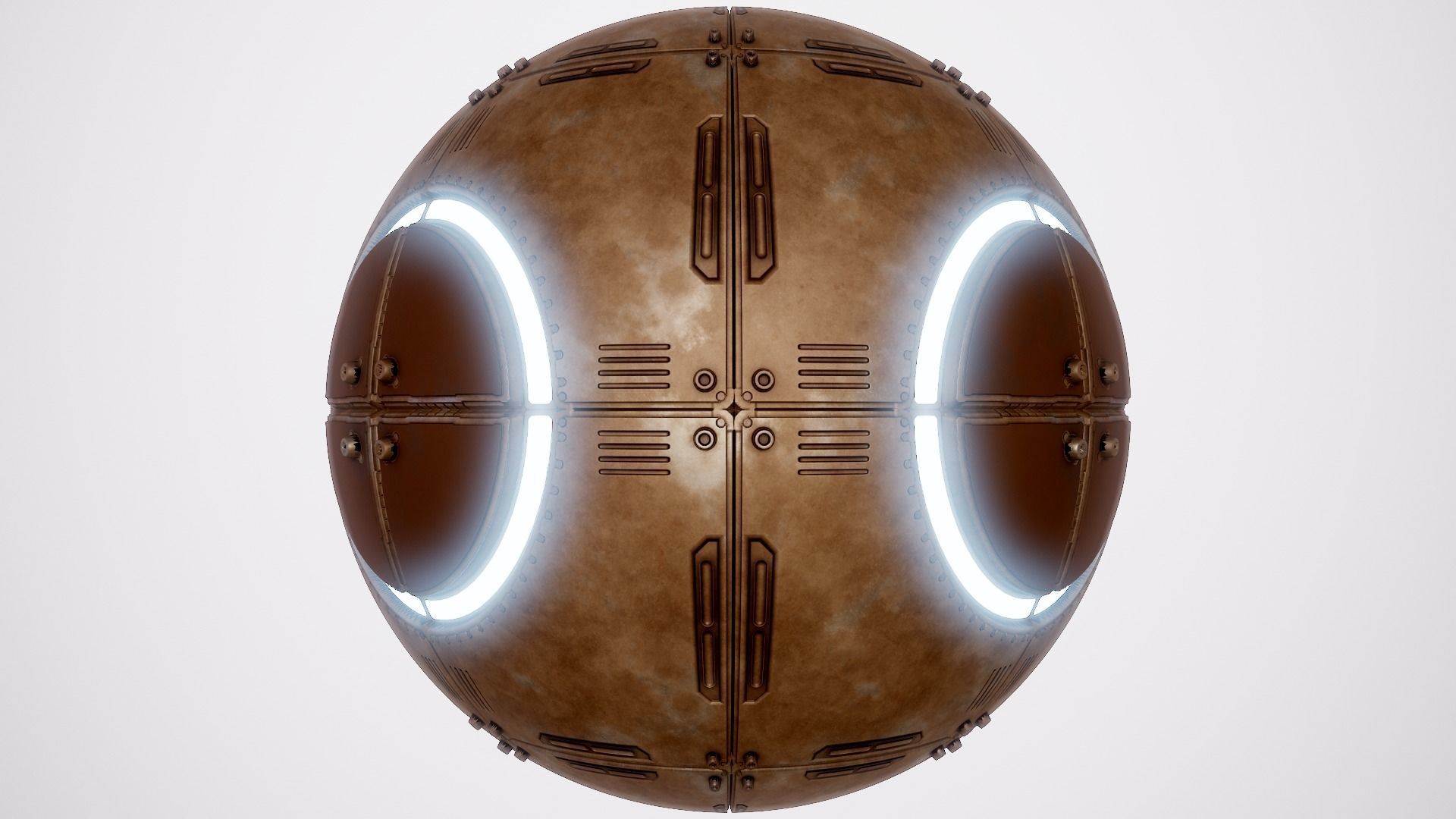 PBR Sci-Fi Texture Pack 20 Low-poly 3D model_1