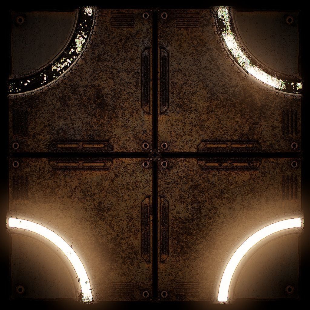 PBR Sci-Fi Texture Pack 20 Low-poly 3D model_17