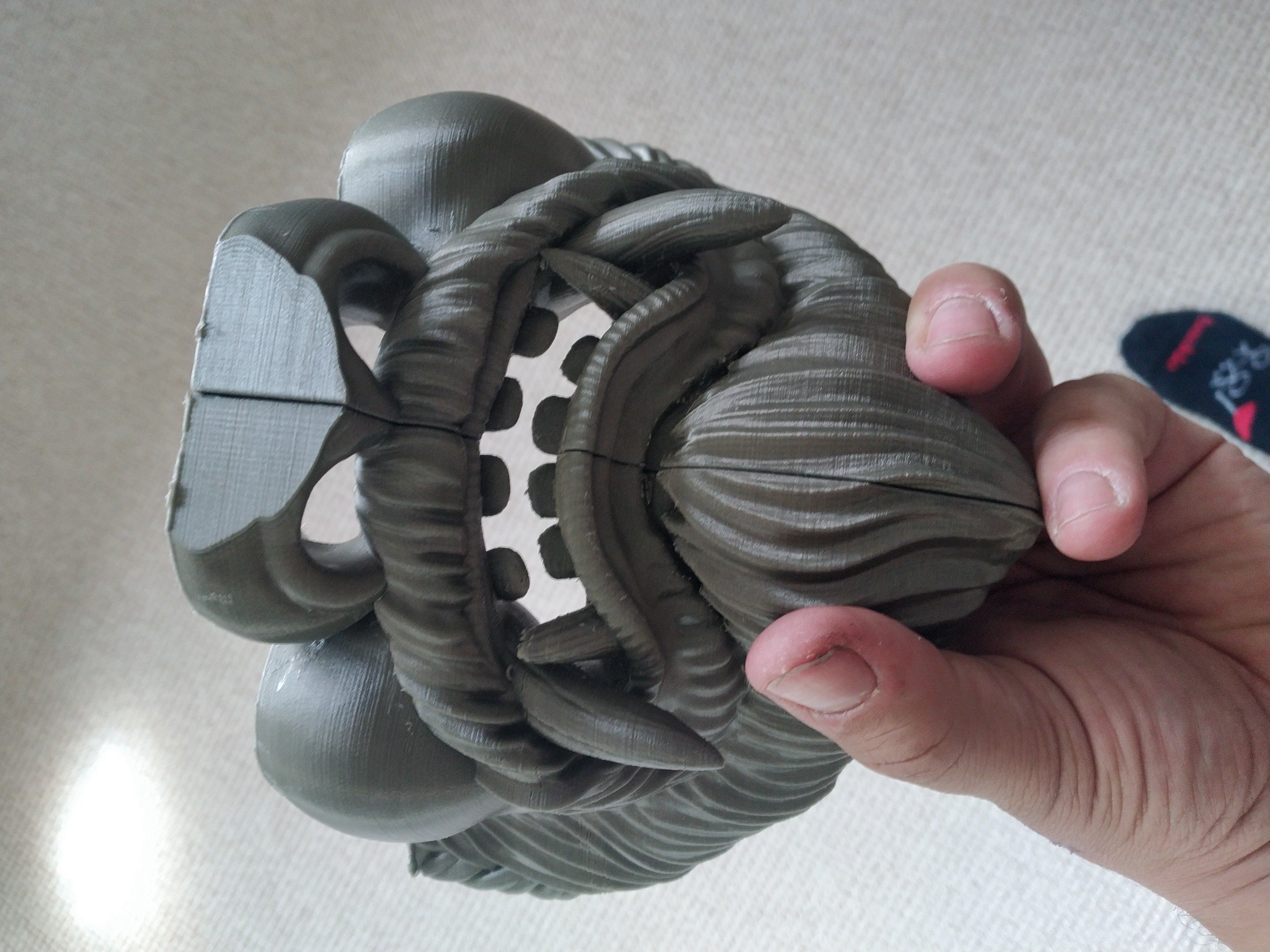 Tengu mask 3D print model_5
