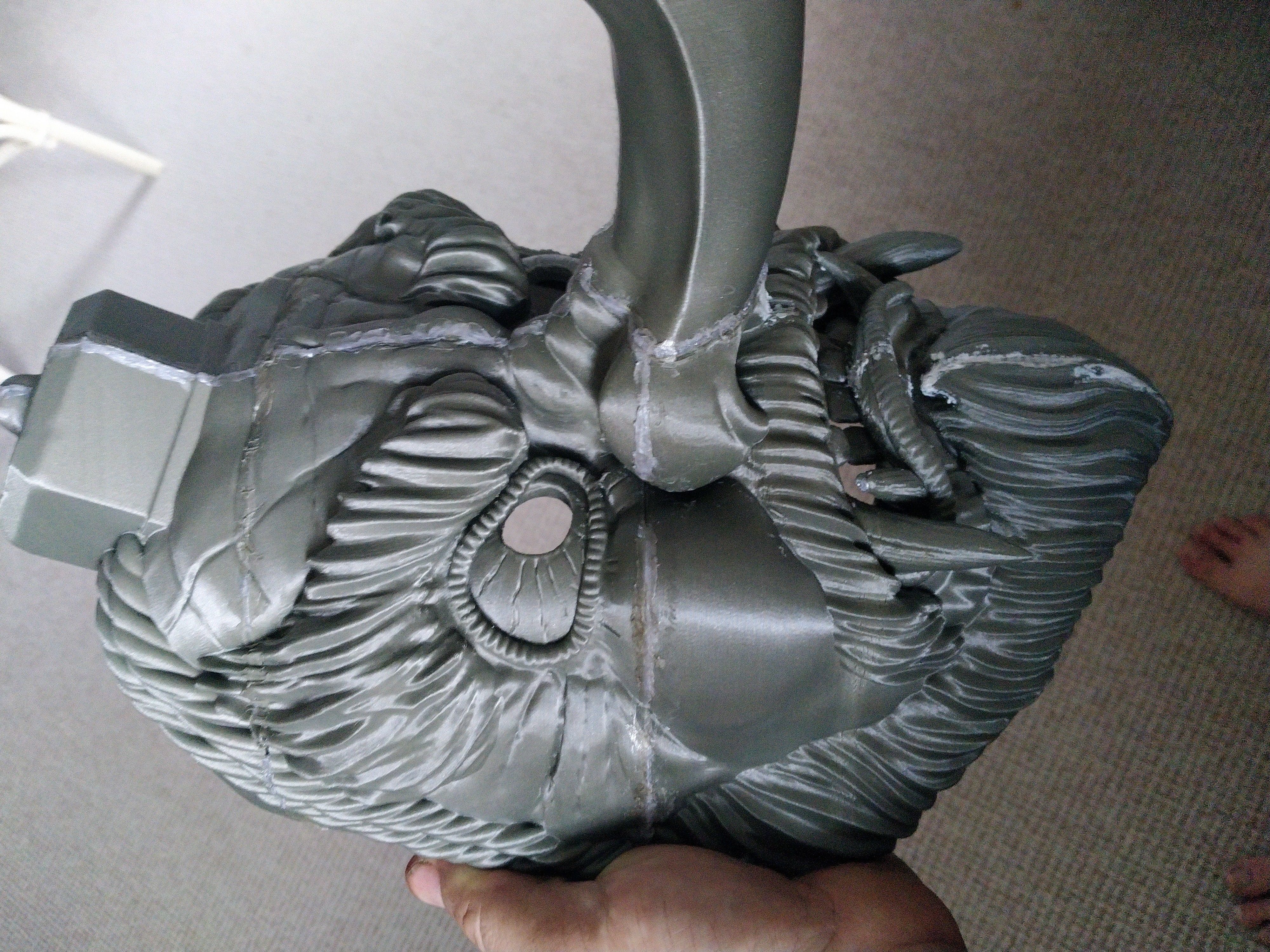 Tengu mask 3D print model_7