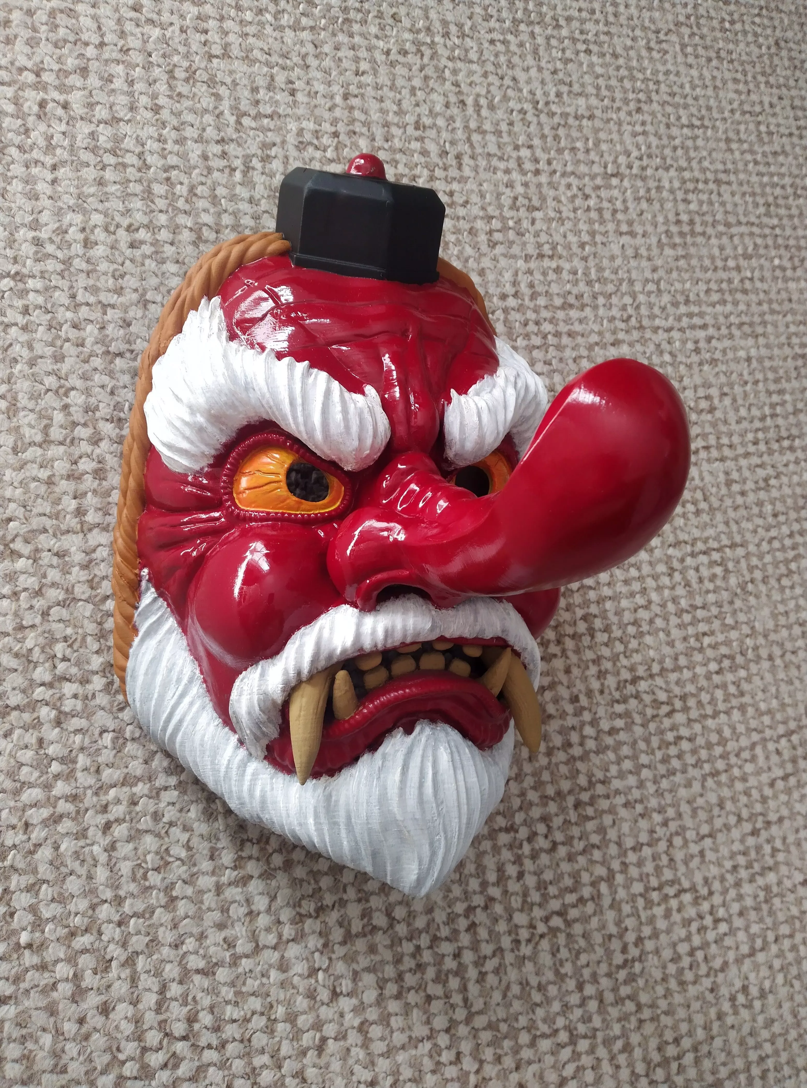 Tengu mask 3D print model_0