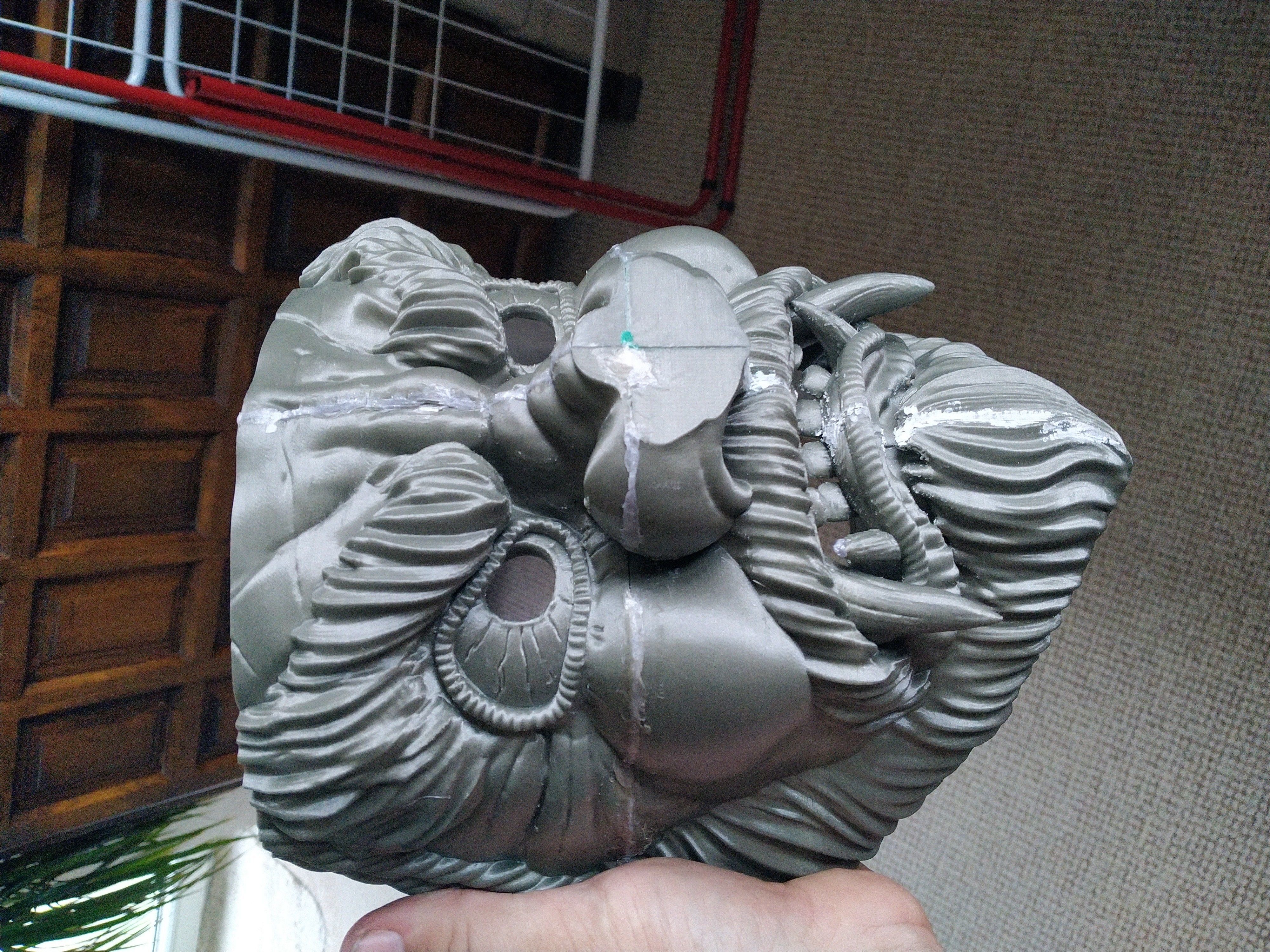 Tengu mask 3D print model_6