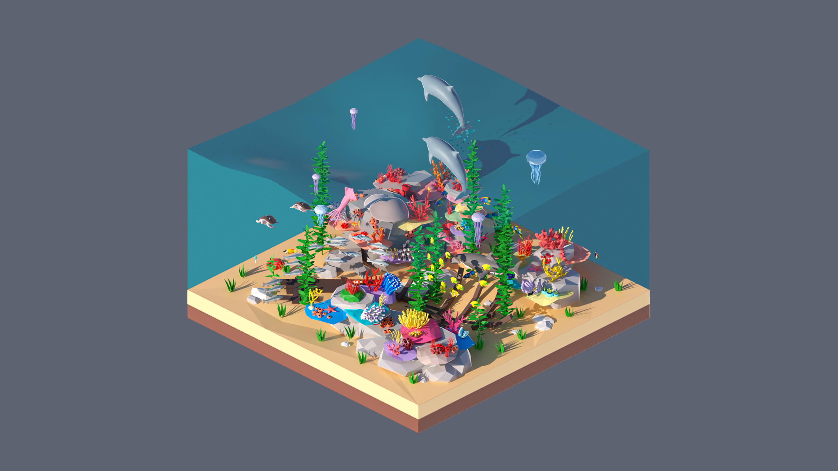 land 91A Low-poly 3D model_2