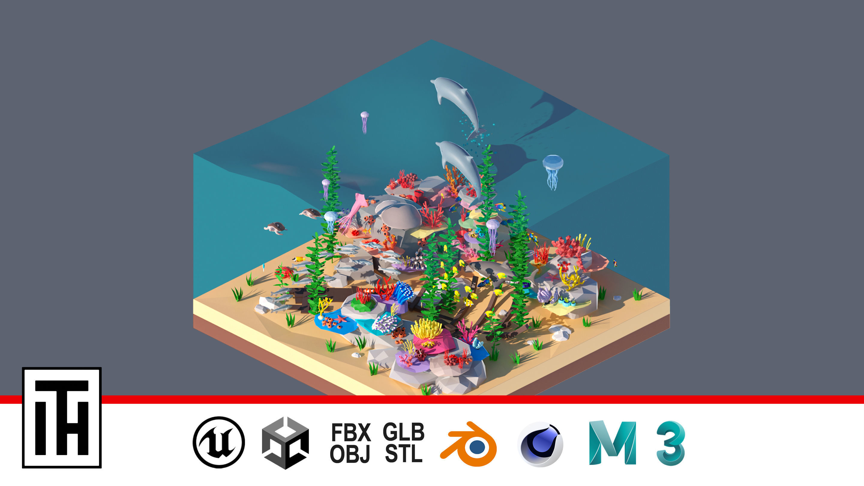 land 91A Low-poly 3D model_1