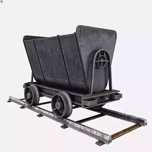 Mine Cart With Track