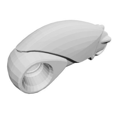 Tron Bike Low-poly 3D model_8