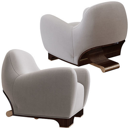 Achilles Salvagni TATO Armchair 3D model 2