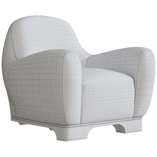 Achilles Salvagni TATO Armchair 3D model 5