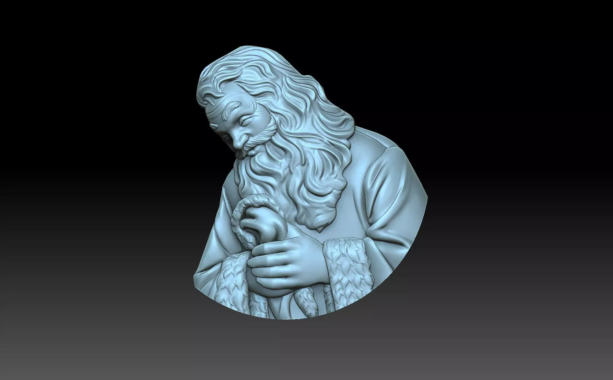 Santa claus 3D print model