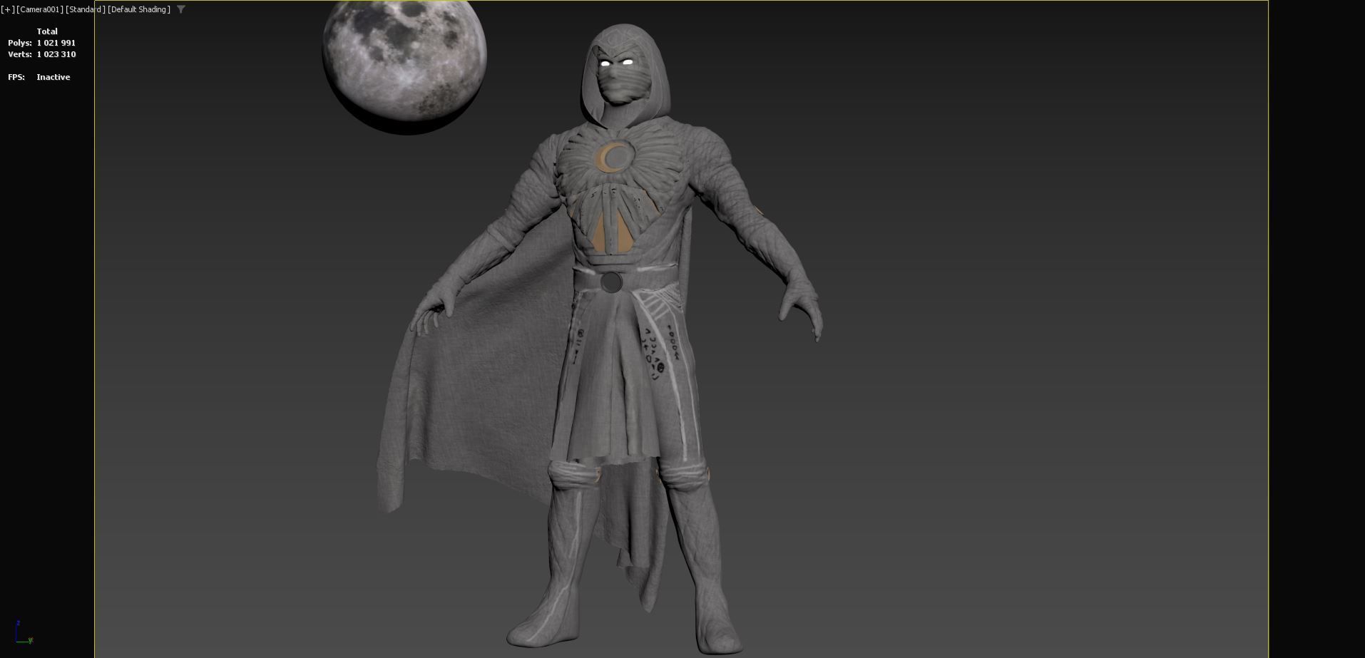Moon knight 3D model_2