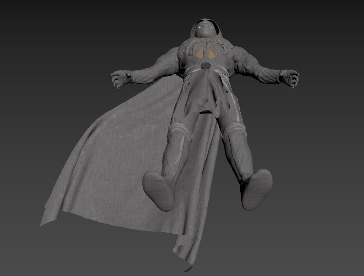 Moon knight 3D model_6