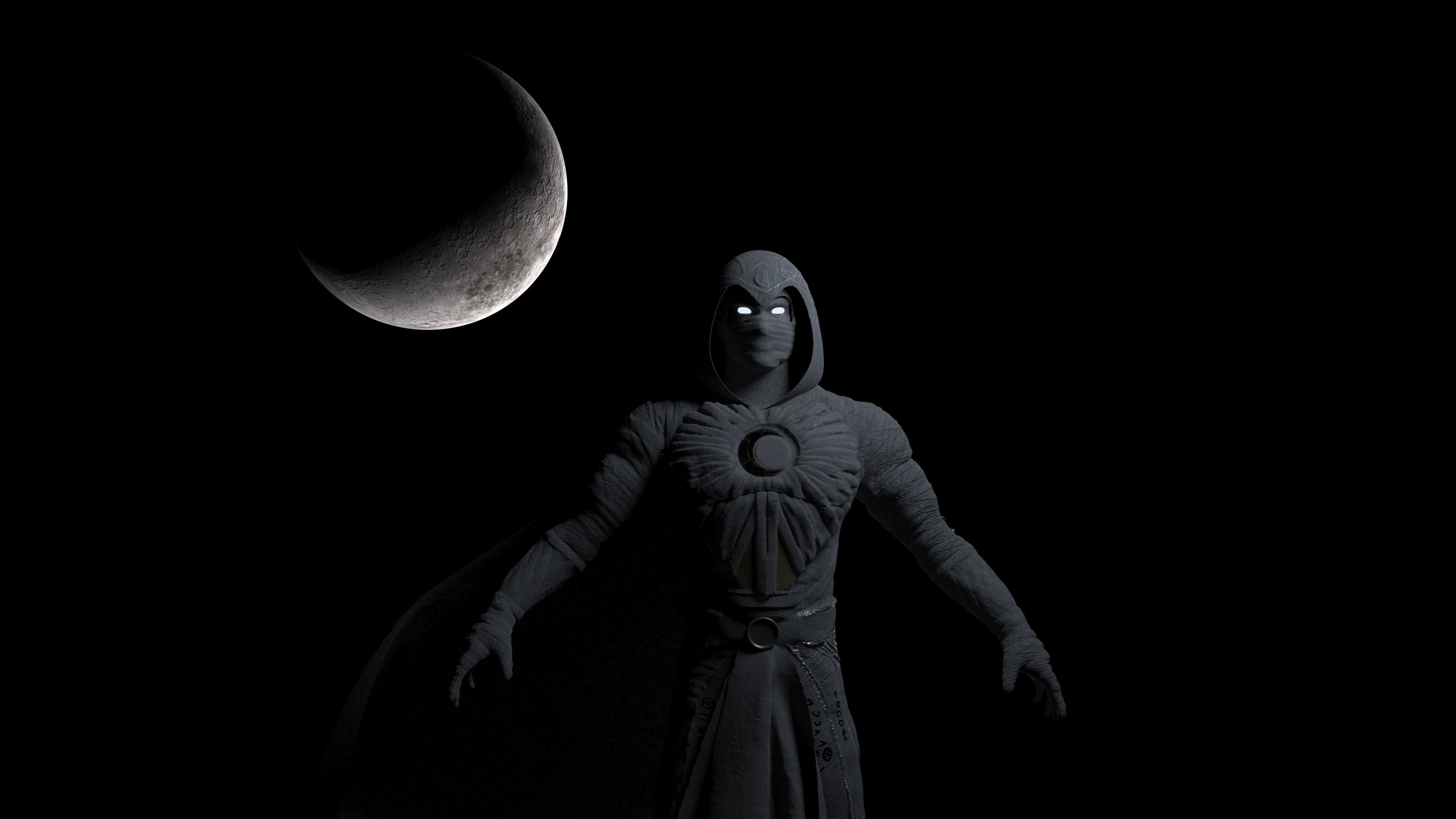 Moon knight 3D model_1