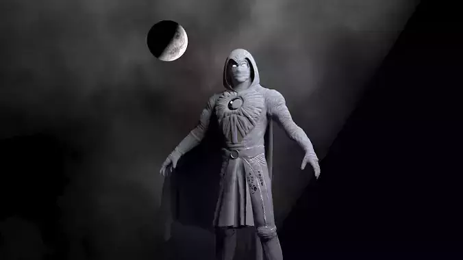 Moon knight 3D model