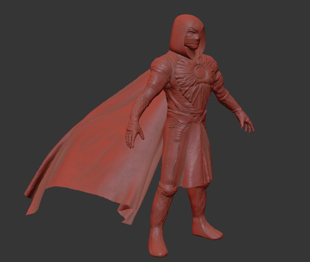 Moon knight 3D model_3