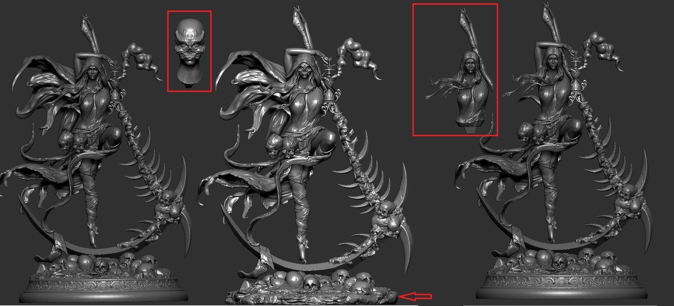 Ballet of death 3D print model_2